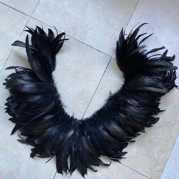 A Bunch of Feathers for Projects, NEW Black - Picture 2 of 6